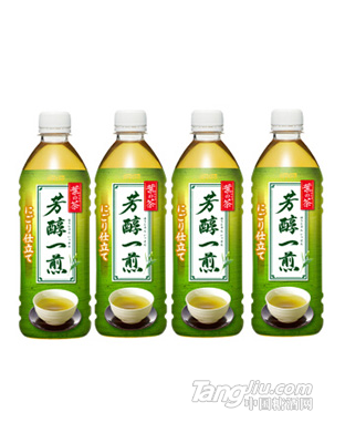 达亦多（Dydo）芳醇一煎绿茶饮料 500ml_4瓶