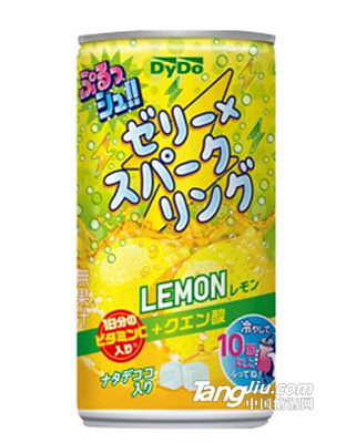 达亦多DyDo 柠檬味果冻碳酸汽水饮料
