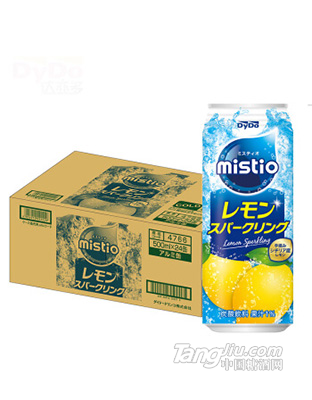 达亦多DyDo 柠檬果味碳酸汽水饮料 500ml_24罐