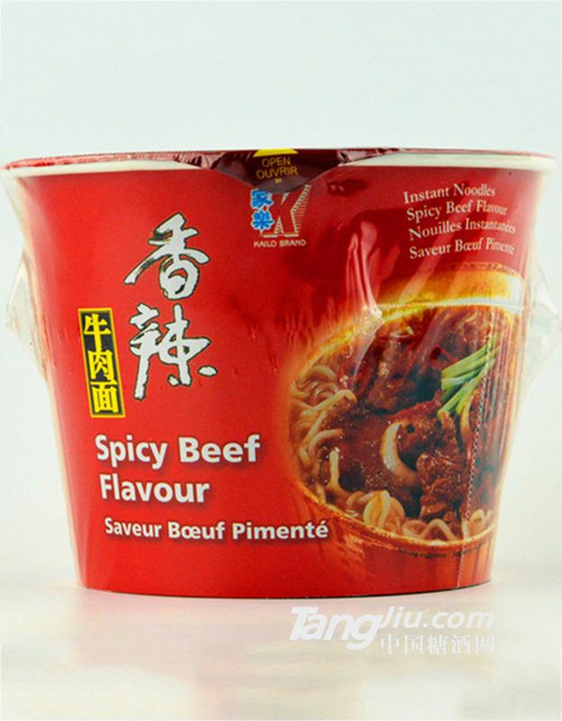 家乐牌香辣牛肉桶面120g