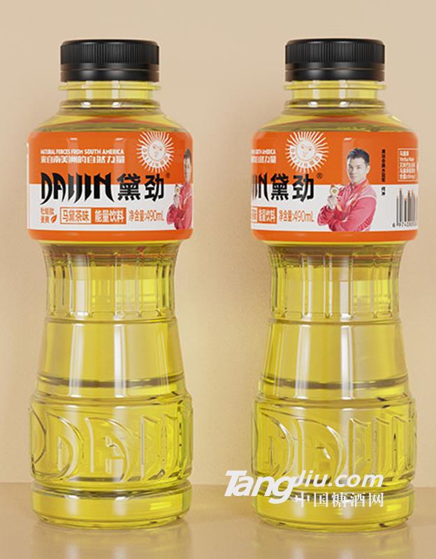 黛劲能量饮料黄瓶装马黛茶味490ml