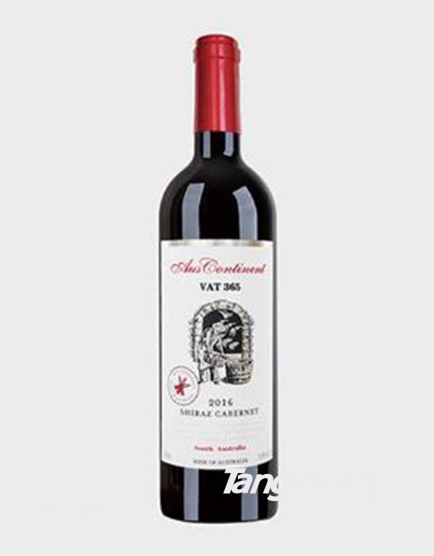 澳洲VAT365西拉子赤00霞珠干红葡萄酒14.5度