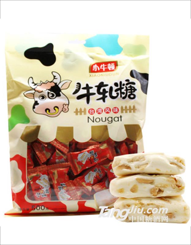 小牛顿台湾风味牛轧糖花生原味牛轧糖-500g