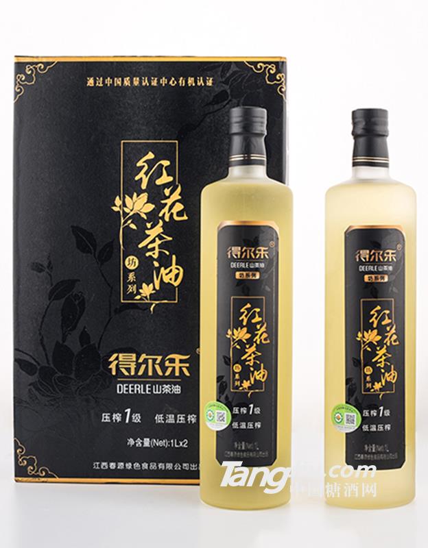 得尔乐 坊系列 红花茶油1L礼盒