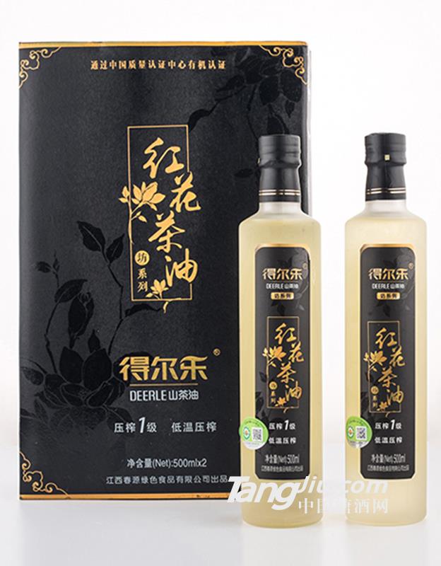 得尔乐 坊系列 红花茶油500ml礼盒