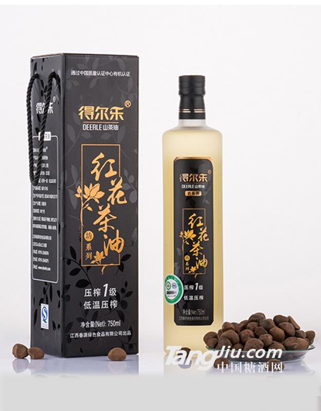 得尔乐 坊系列 红花茶油750ml单瓶