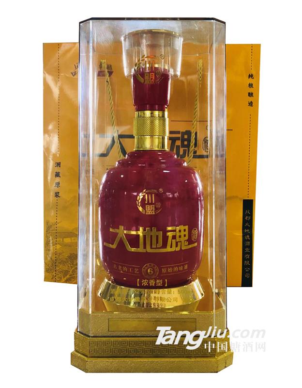 500ml大地魂红色迎宾酒6号（礼盒)