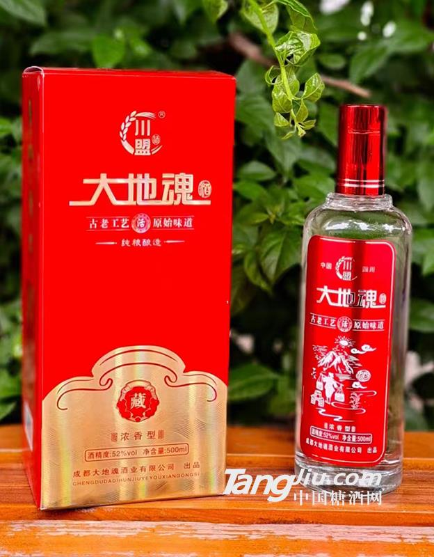 500ml大地魂黑色迎宾酒9号（礼盒)