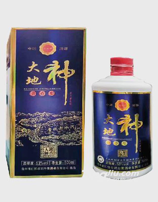 500ml大地神酱酒（蓝盒）