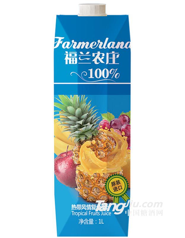 福兰农庄热带风情复合果汁1L