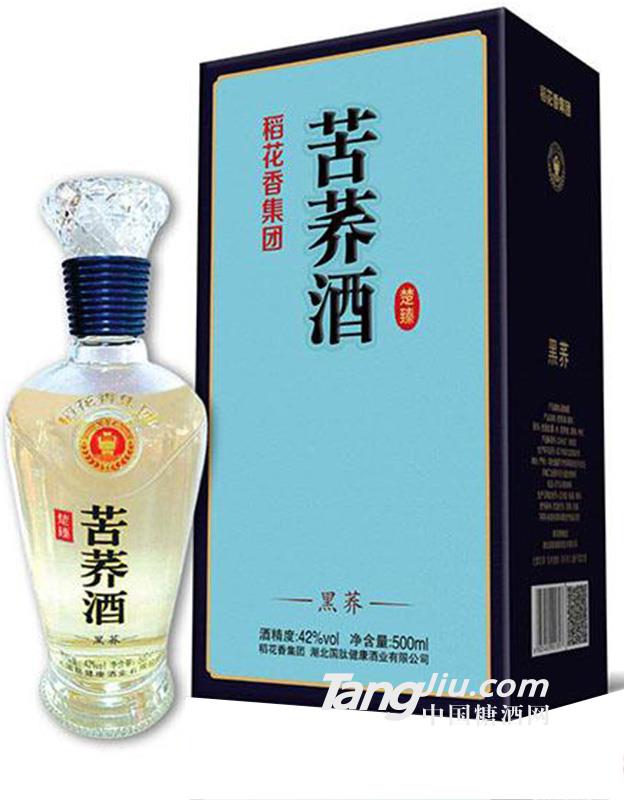 稻花香42°苦荞楚臻黑荞酒500ML