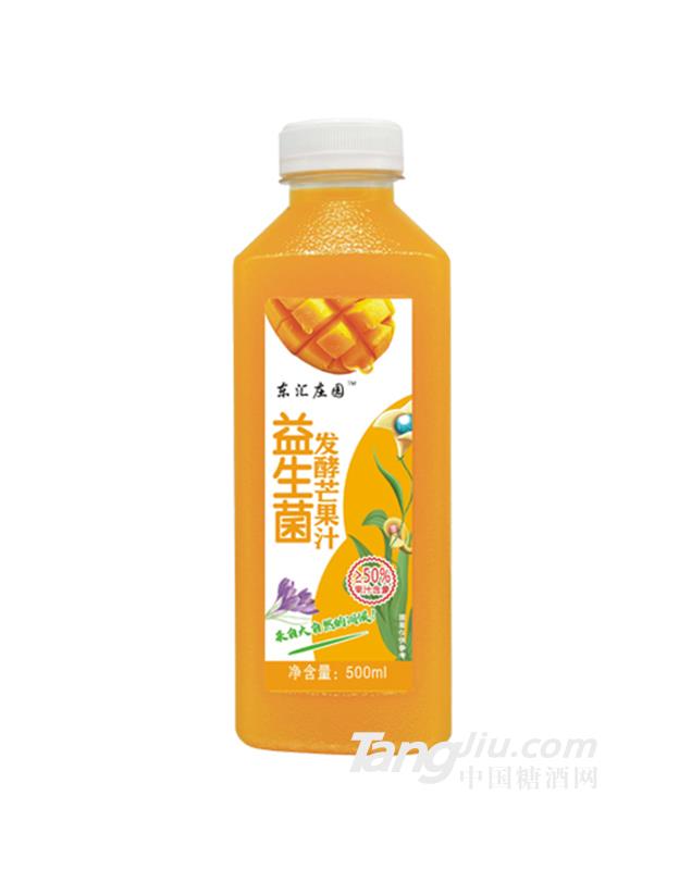 东汇庄园益生菌发酵芒果汁饮料500ml