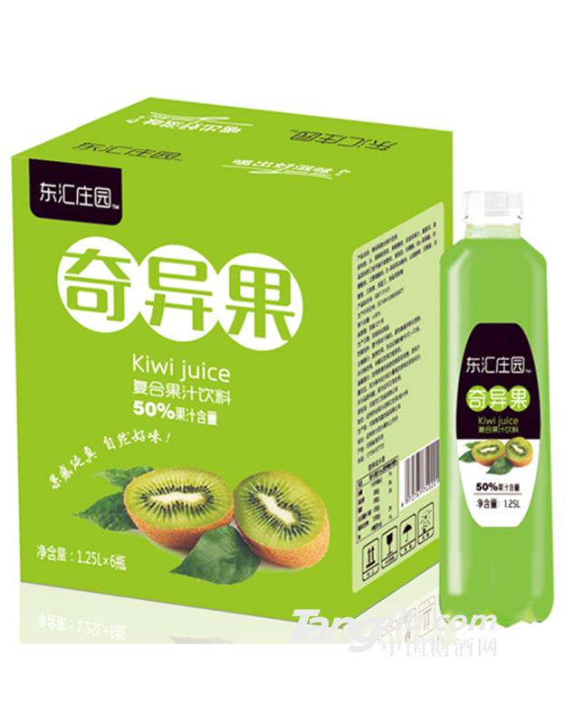 东汇庄园奇异果复合果汁饮料1.25L