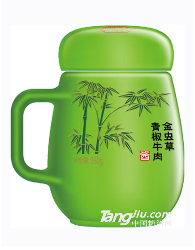 金虫草香辣牛肉酱360g