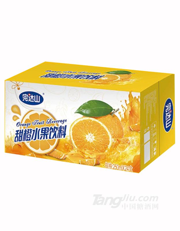 完达山甜橙水果饮料250mlx24盒