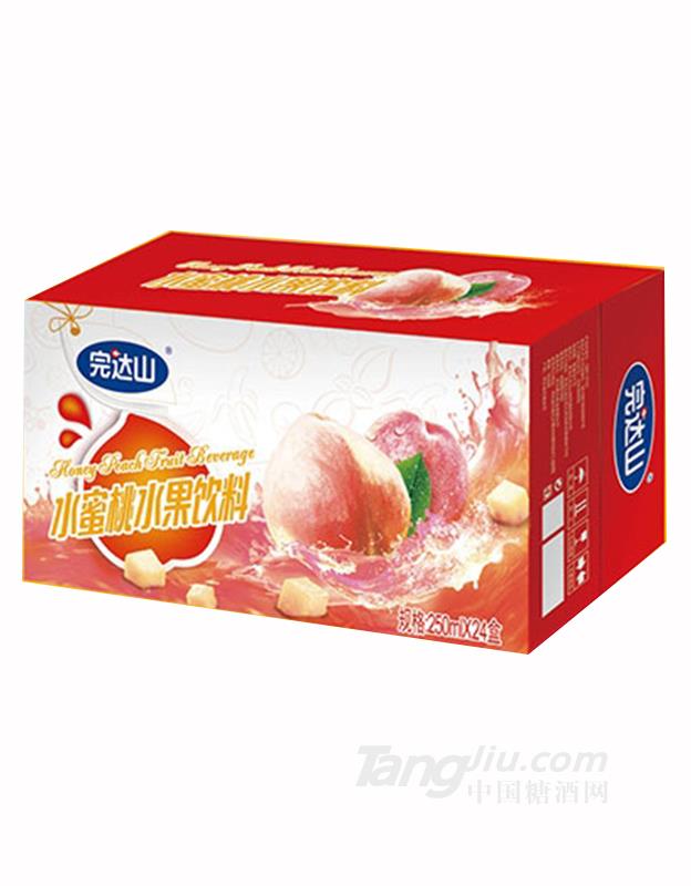 完达山水蜜桃水果饮料250mlx24盒
