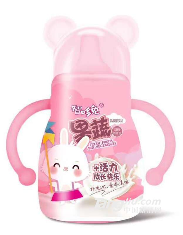 智哆兔果蔬乳酸菌小红瓶200ml