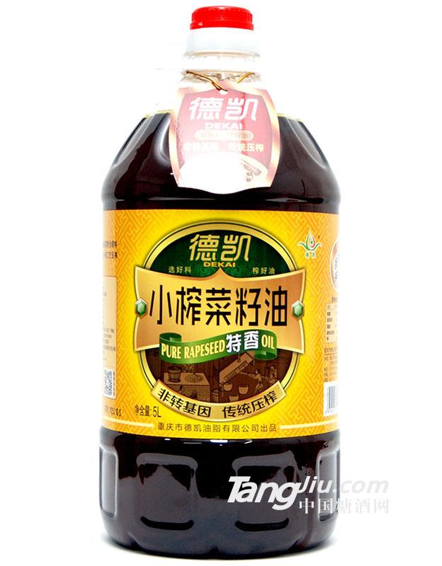 小榨特香菜籽油-5L