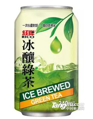 红牌冰酿绿茶340ml