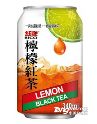 红牌柠檬红茶340ml