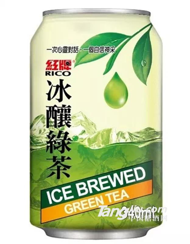 紅牌冰釀綠茶-340ml