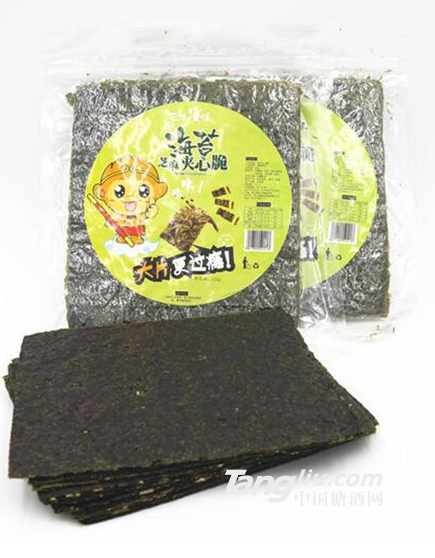 芝麻海苔夹心 酥脆 儿童海苔125g