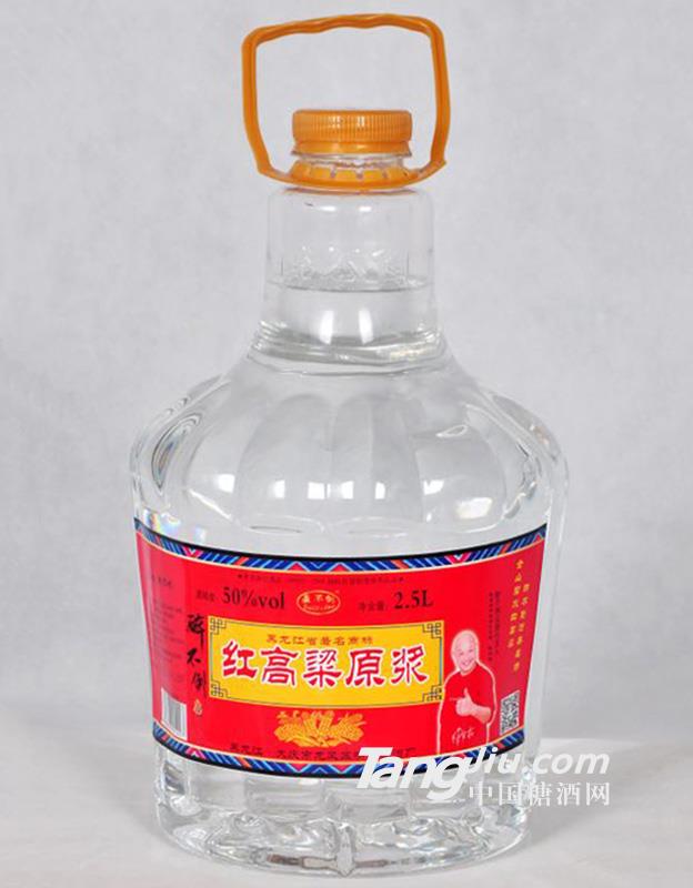 醉不倒红高粱原浆2.5L.