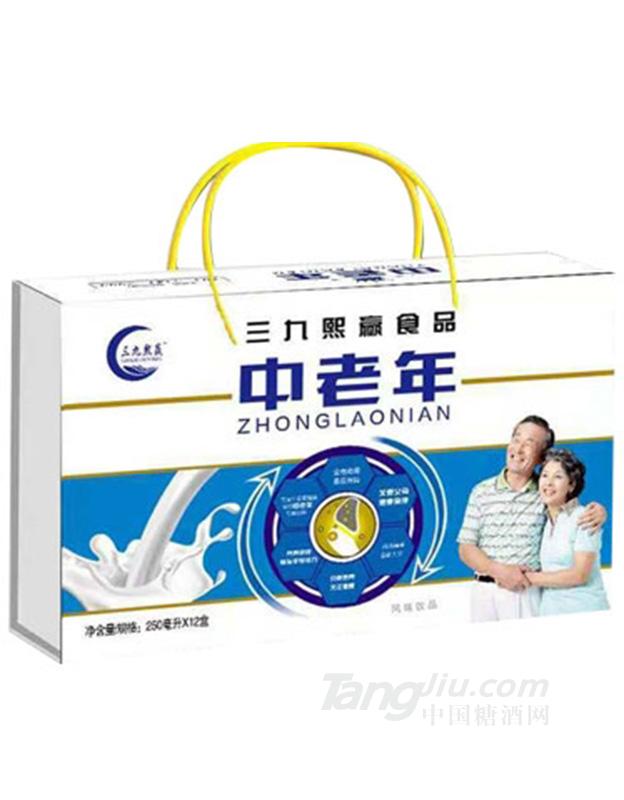 三九熙赢中老年风味饮料250mlx12