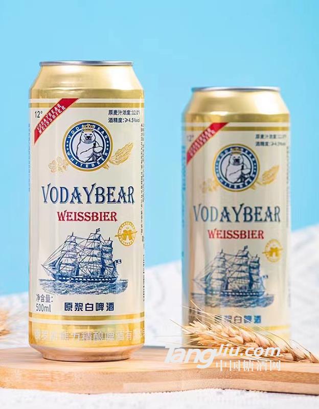 嘉士熊原浆白啤酒500ml