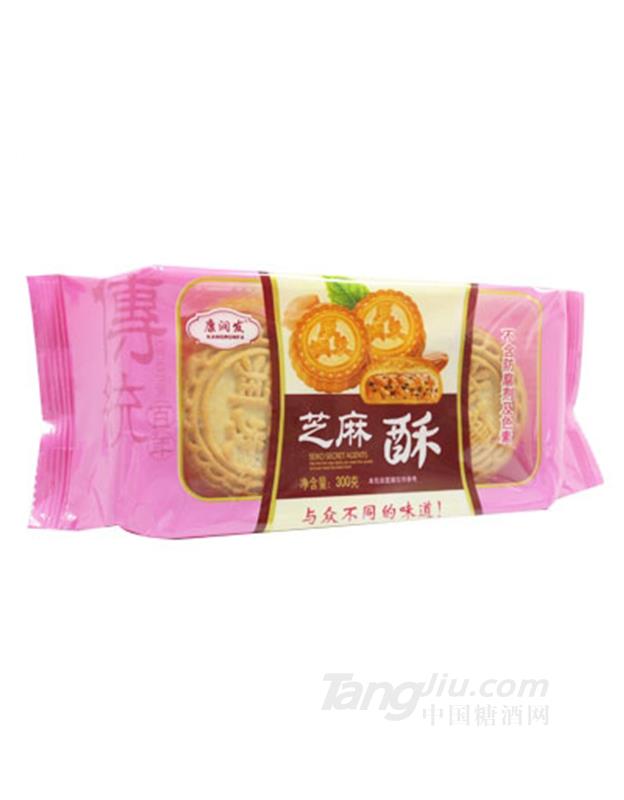 康润发芝麻酥月饼300g