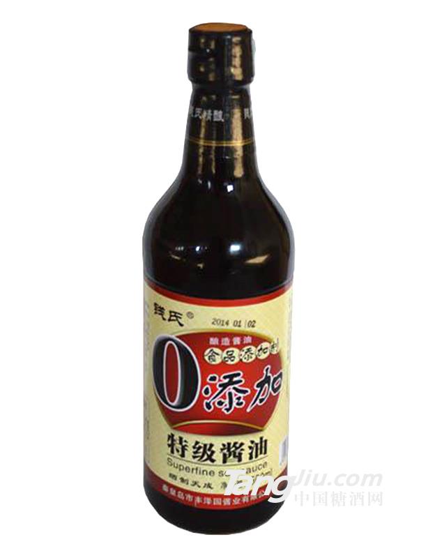 丰泽园0添加酱油500ml