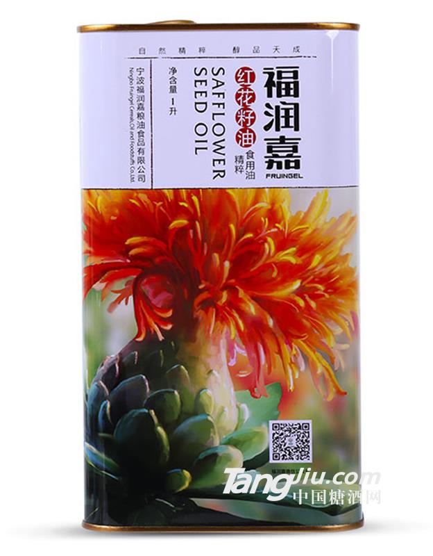 福润嘉红花籽油1L