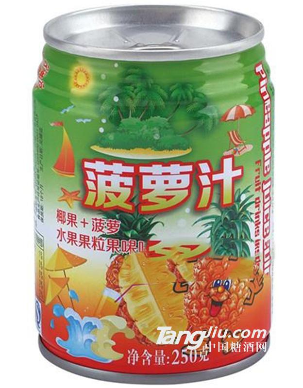菠萝水果果粒果味饮料250g