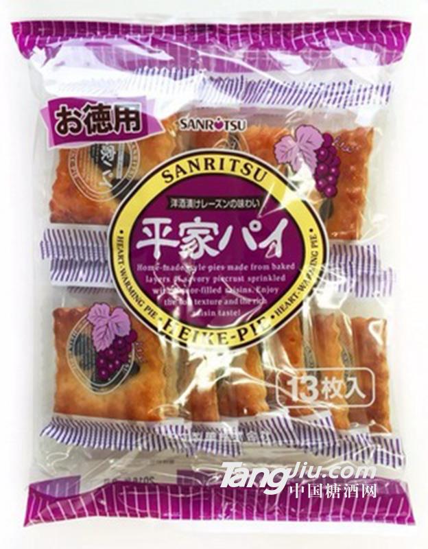 日本进口三立sanritsu提子馅饼干-210g
