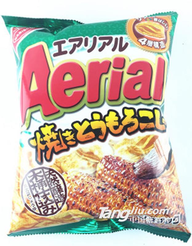 日本进口零食YBC 丸大豆酱油烤玉米-70g