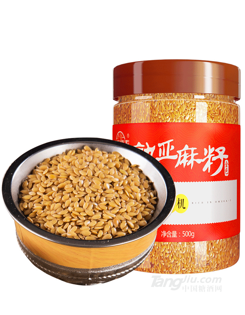 福来康泰供应熟亚麻籽500g
