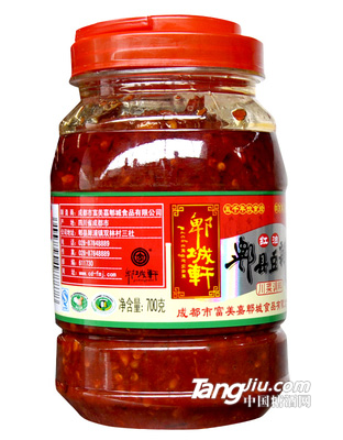 郫城轩郫县豆瓣酱700g