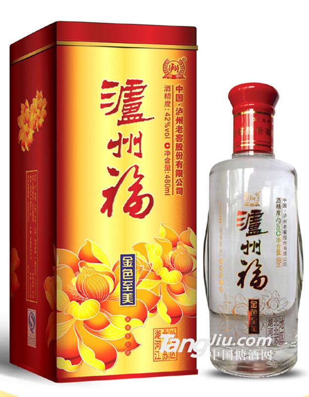 42°泸州福金色至美480ml