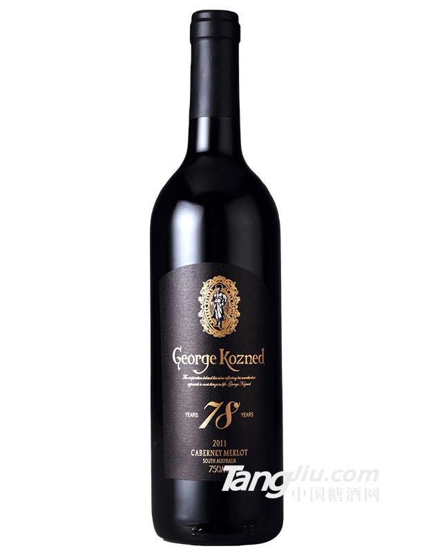 乔治卡臣78纪念版赤霞珠干红葡萄酒-750ml