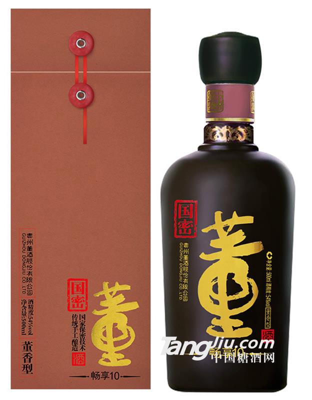 歌德盈香老酒行 董酒54度畅享版10-500ml