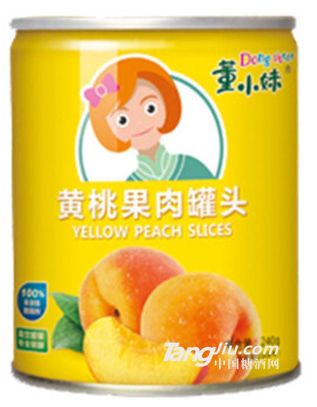 董小妹 水果黄桃罐头-240g