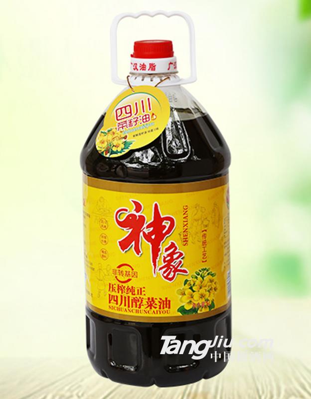 神象压榨纯正四川醇菜油5L