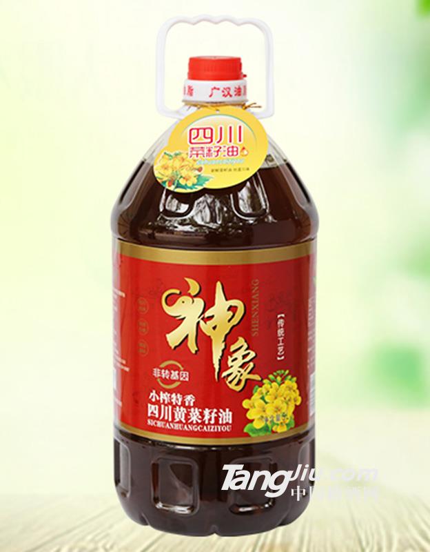 神象小榨特香四川黄菜籽油5L