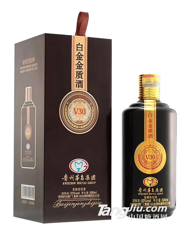 白金金质酒茅台镇粮食酒 53度-500ml