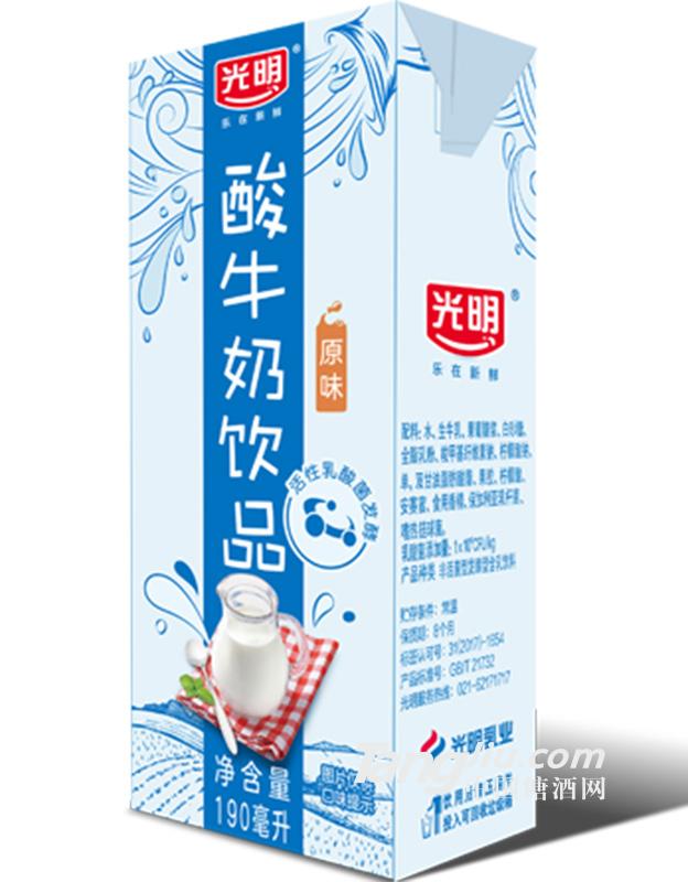 光明酸牛奶饮品190ml