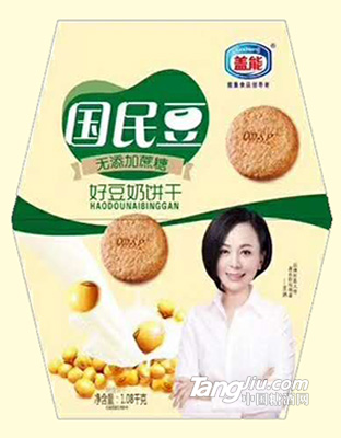 盖能国民豆无添加蔗糖好豆奶饼干1.08kg