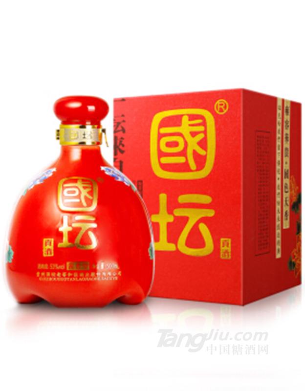 国坛 贡酒红牡丹 500ml