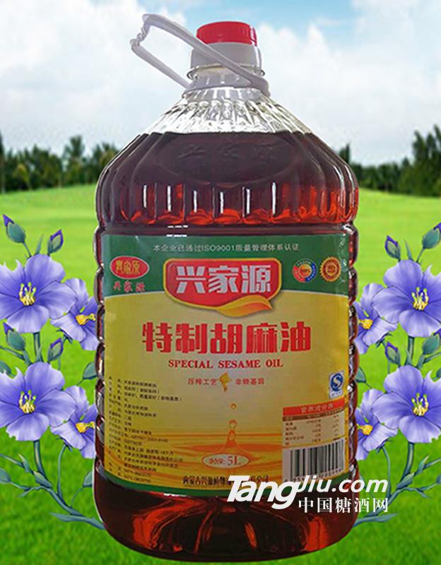 5L特制胡麻油（亚麻籽油）