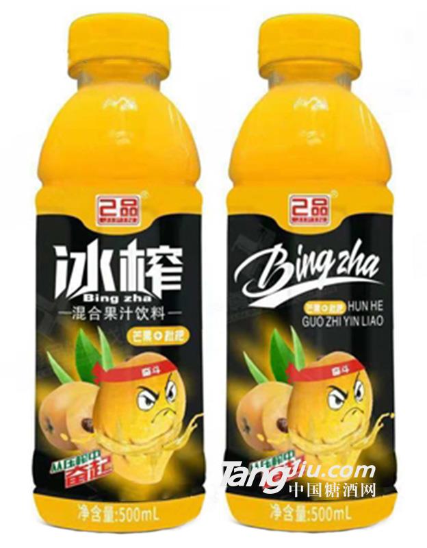 己品冰榨芒果+枇杷混合果汁饮料500ml