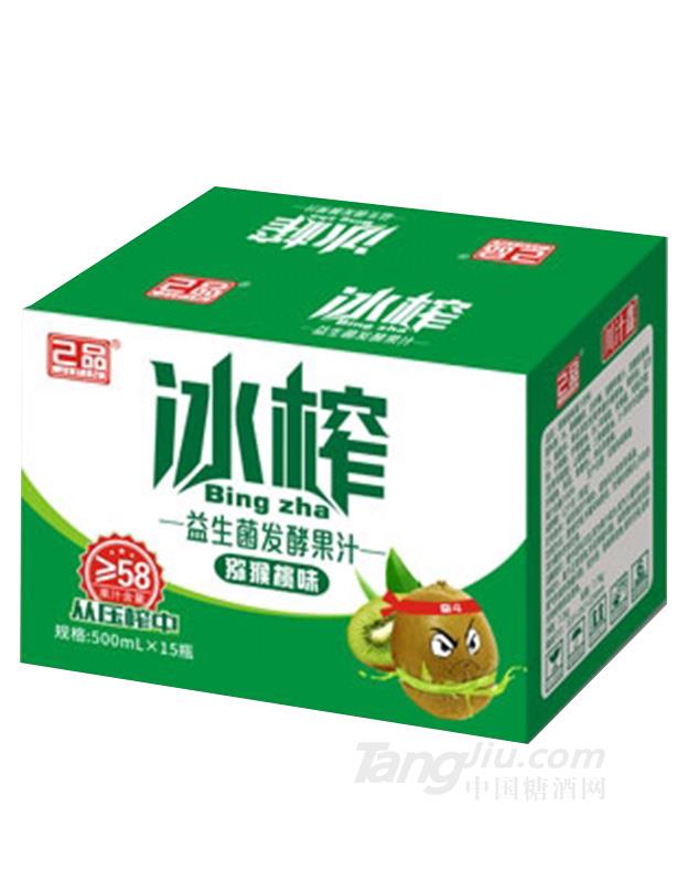 己品益生菌发酵果汁猕猴桃味500mlX15
